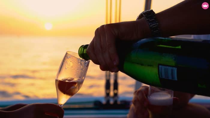 Private Sunset Catamaran Cruise with BBQ, Drinks & Transfers