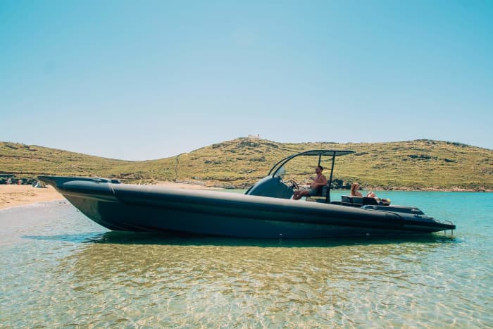 Your private motorboat for a day around Porto Cheli