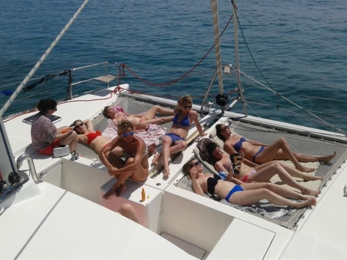 Enjoy a catamaran day in Southern Corsica