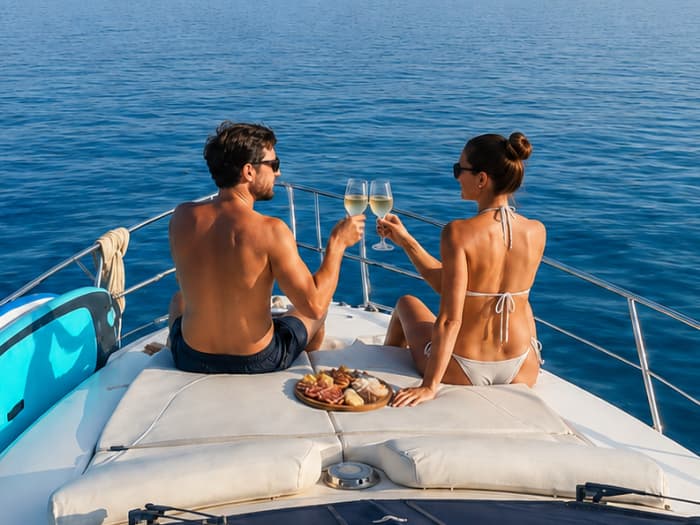 Évasion d'Athènes : une excursion privée d'une journée en bateau à moteur vers les îles Saroniques
