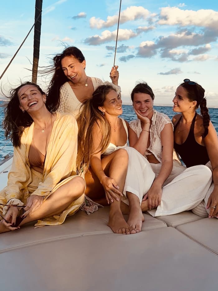 Privé-excursie bij zonsondergang op een zeilboot