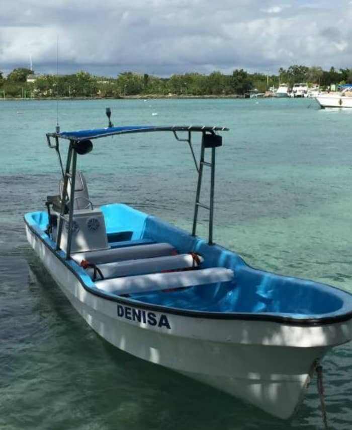 Erkunden Sie Bayahibe mit dem Boot: Ein ganzer Tag auf dem Wasser an Bord eines Motorboots