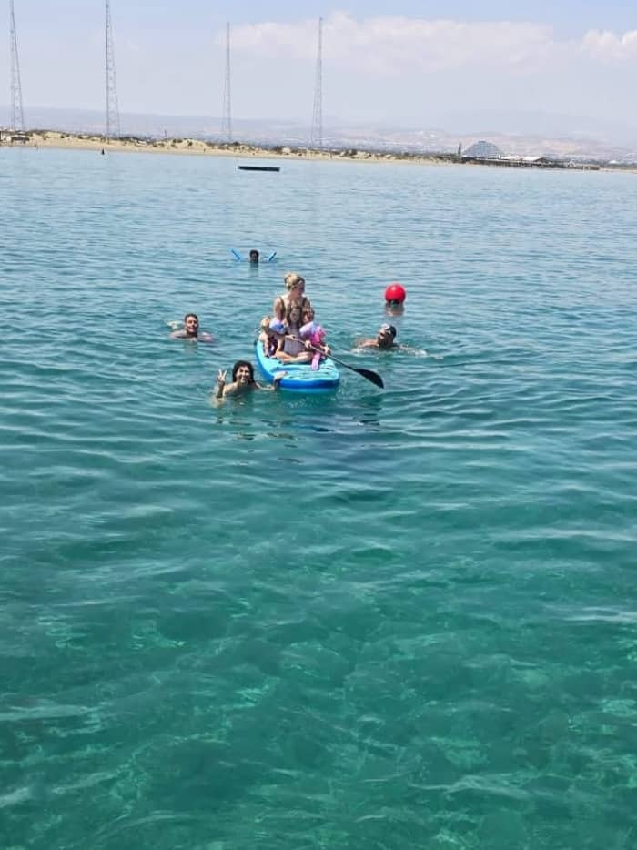 7 uur zeilen langs de kust van Limassol