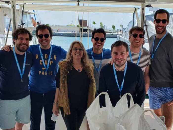 Excursion to Formentera or the southern beaches of Ibiza by catamaran.