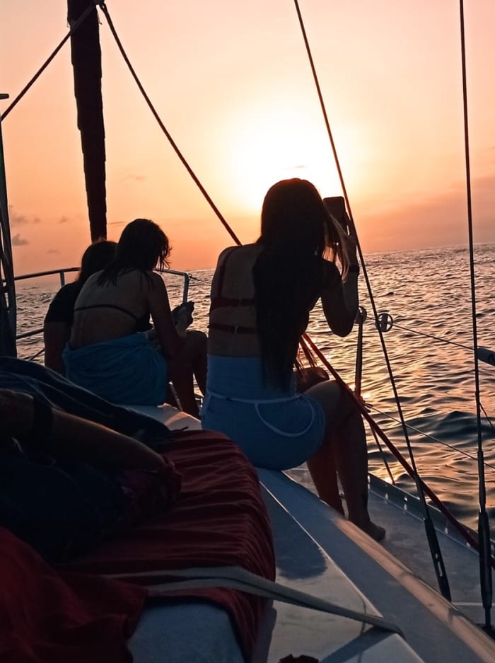 Geniet van een dag op zee bij Mallorca aan boord van een zeilboot.