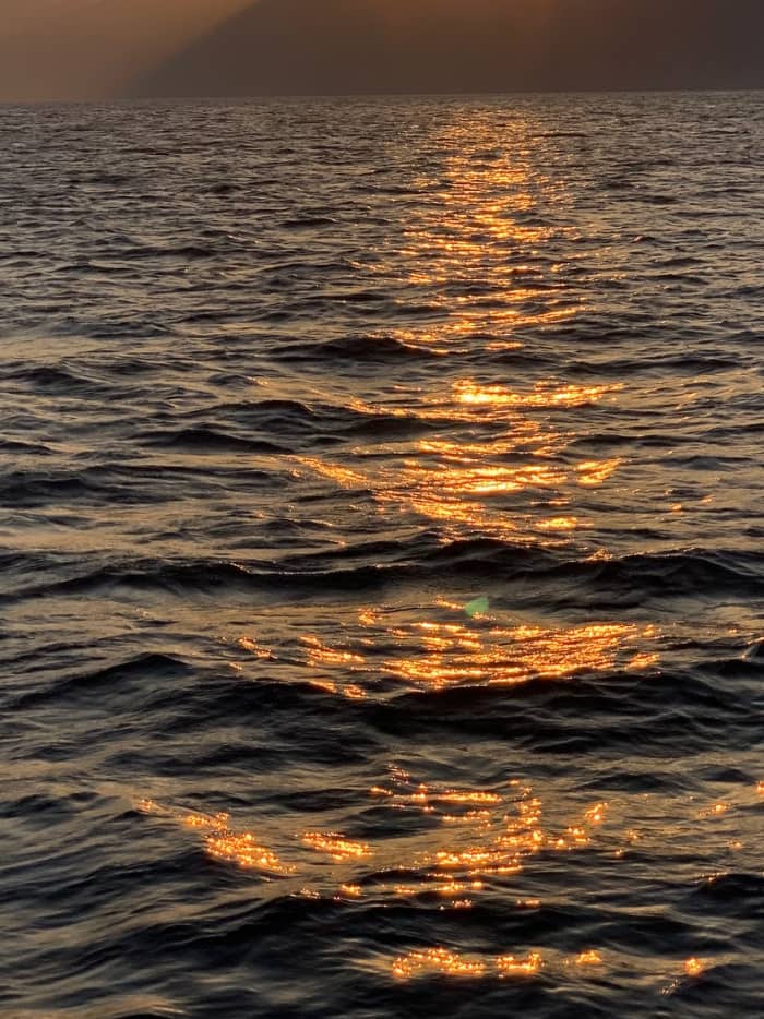 Crociera privata al tramonto