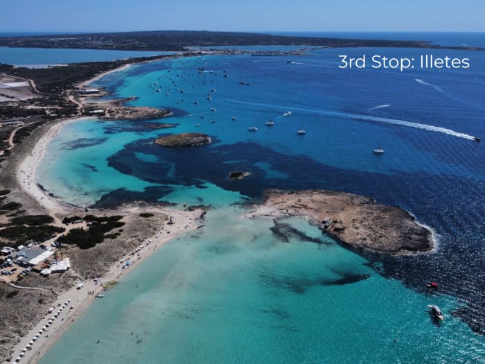 Sail through the paradise islands of Ibiza and Formentera