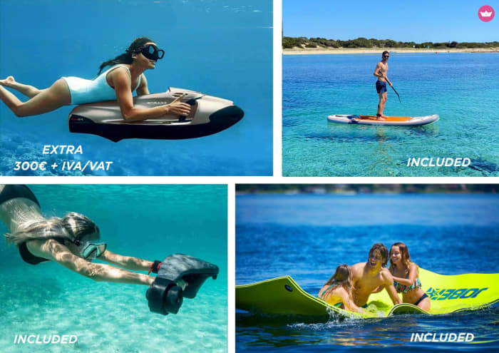 Van Ibiza tot Formentera: Ses Illetes, Espalmador en Cala Saona