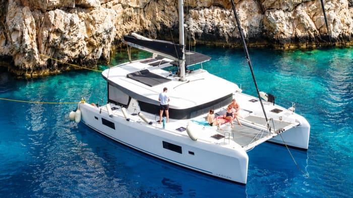 Private Catamaran - Sunset Cruise in Paros & Antiparos Featuring Chef's Signature Dishes