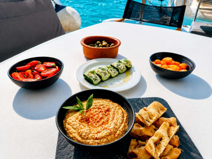 Private Catamaran - Sunset Cruise in Paros & Antiparos Featuring Chef's Signature Dishes