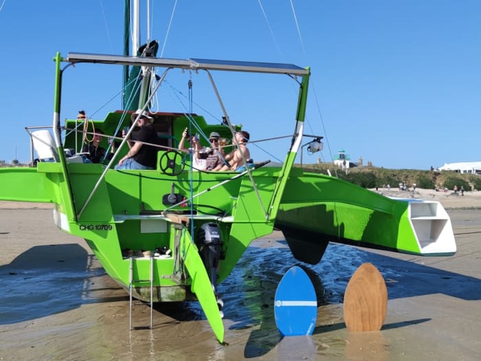 Experience Cherbourg-Octeville like never before on a catamaran