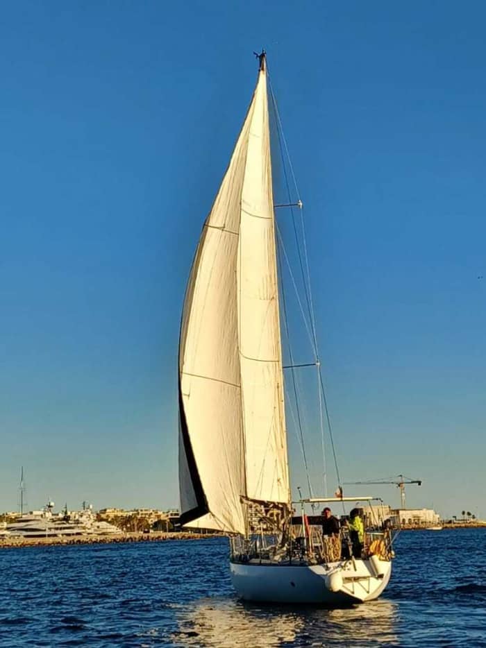 Zet koers naar plezier: een hele dag authentiek zeilen in Cannes op een zeilboot.