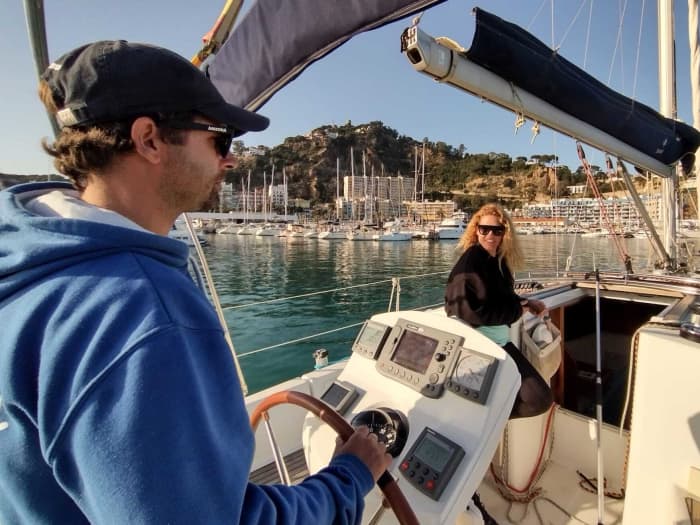 Excursion d'une journée en voilier à Platja d'Aro