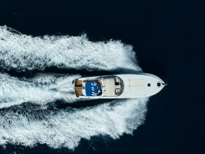 Your private yacht in St Tropez, heading towards Cap Taillat