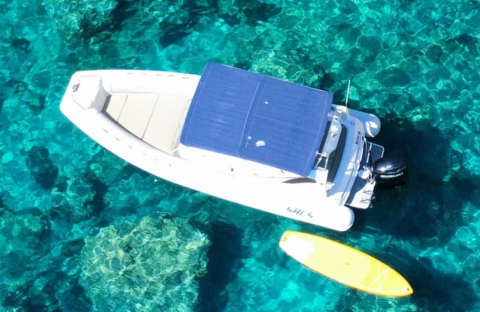 Zonsondergang in Alcúdia - Schipper, brandstof, snorkelen en paddleboarden inbegrepen