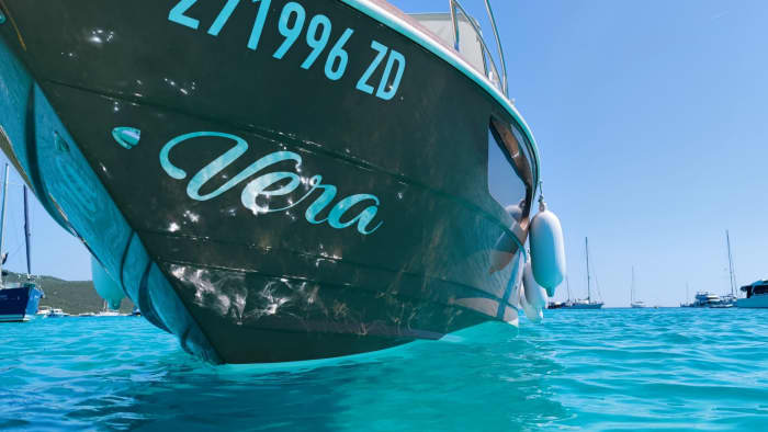 One day in Zadar on a motorboat