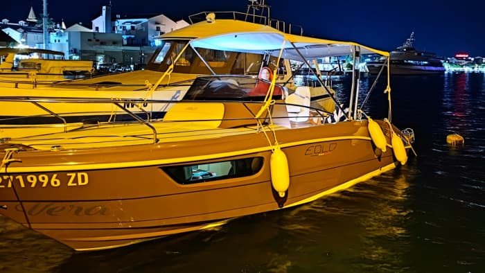 One day in Zadar on a motorboat