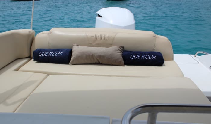 Escape to Tagomago Island from Santa Eulalia des Riu and its coves by motorboat.