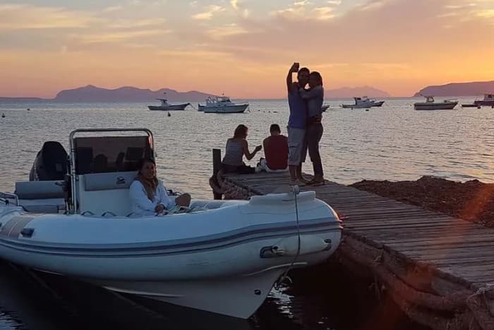 Expérience œnologique Gandolfo : Coucher de soleil et apéritif au Stagnone à Marsala