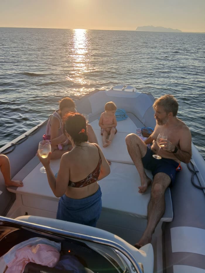 Expérience œnologique Gandolfo : Coucher de soleil et apéritif au Stagnone à Marsala