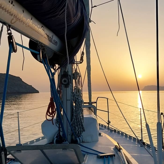 White, blue, and divine: A full day on a sailboat