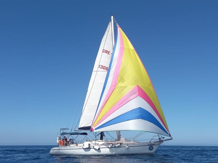 White, blue, and divine: A full day on a sailboat