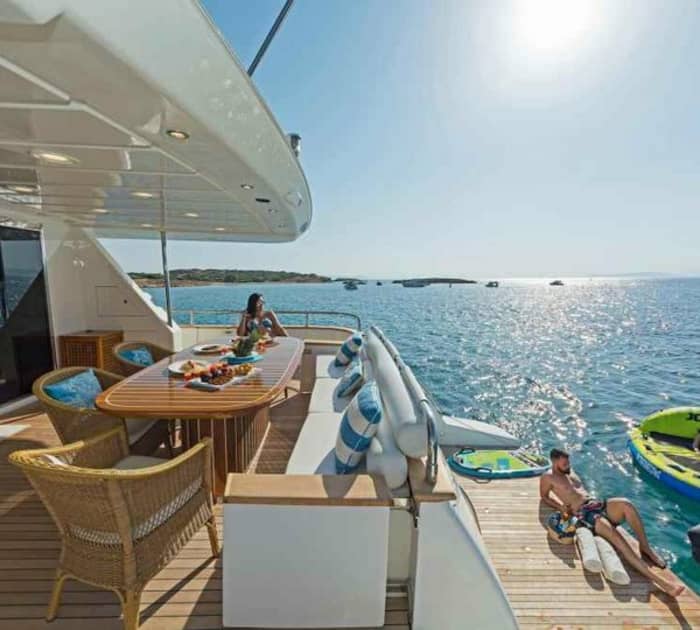 Legendarne przeżycie: 4 godziny i 45 minut odkrywania Mykonos na jachcie motorowym