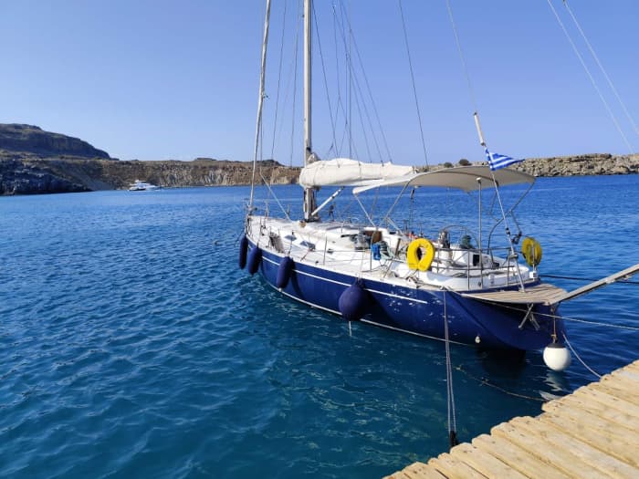 Bays of Paradise:Stegna sea caves to Agathi gold sand
