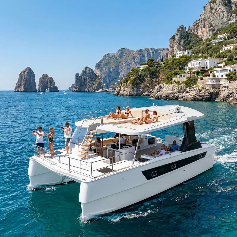 Excursion en catamaran à Capri | Jusqu'à 20 personnes 3