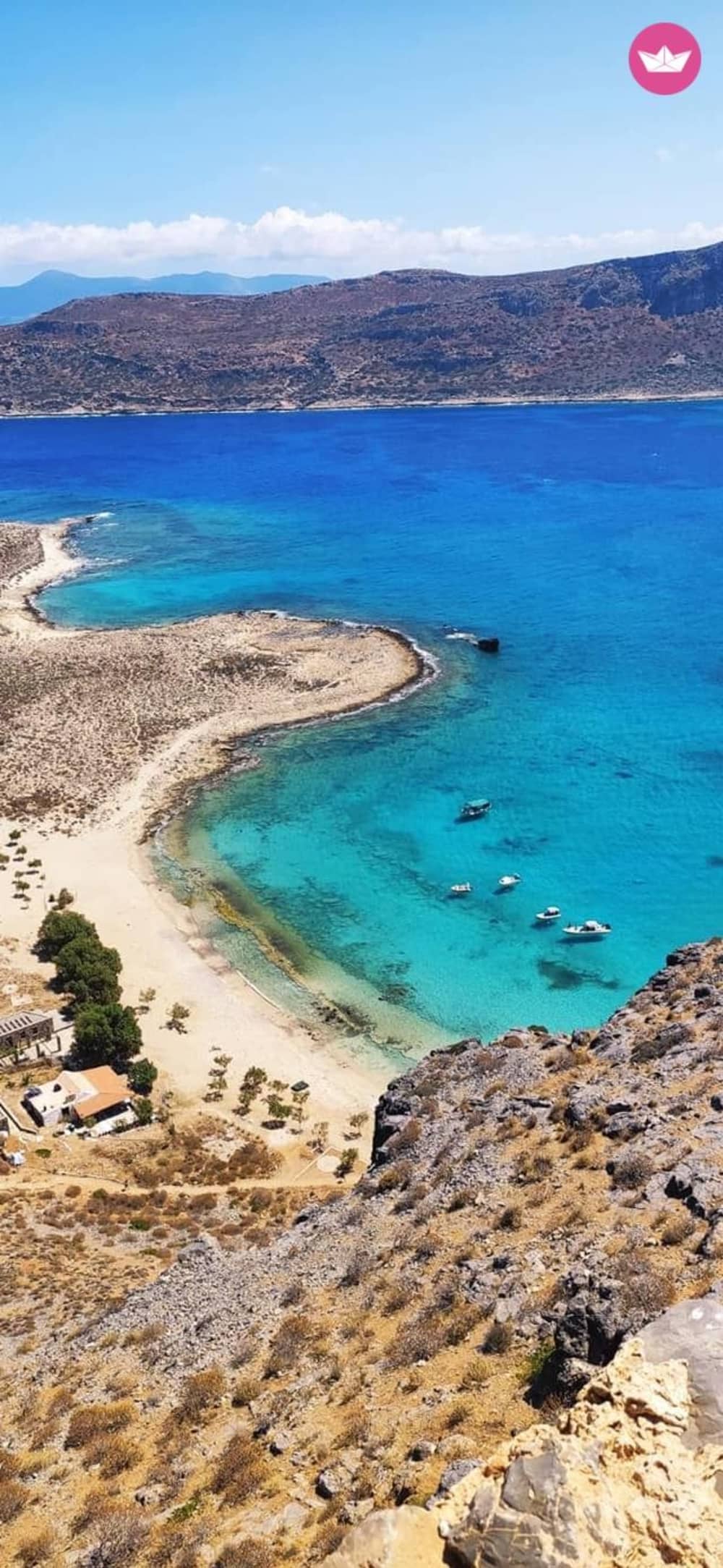 Excursion en bateau sur la lagune de Balos et Gramvousa au départ de Kissamos 5