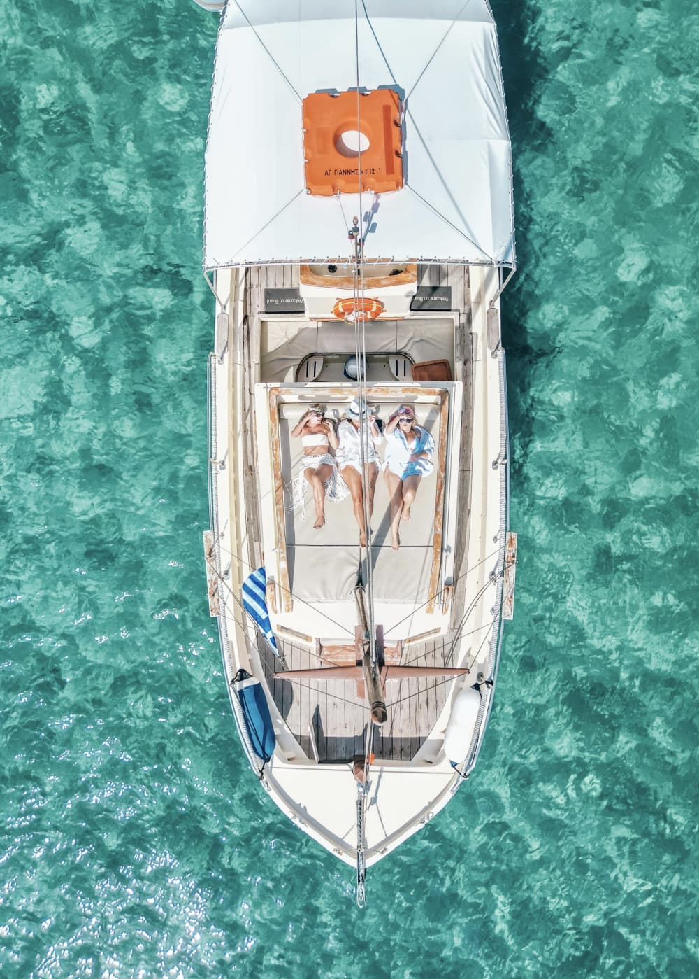 Croisière privée d'une journée complète – Découvrez Mykonos, nagez, dégustez et détendez-vous