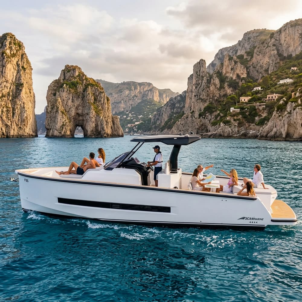 Croisière de luxe en yacht | Côte amalfitaine
