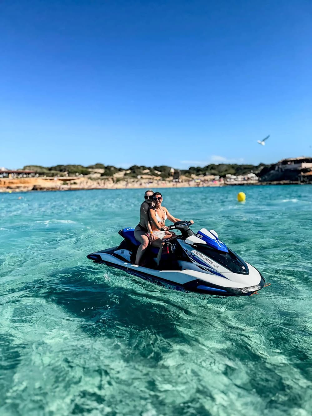 Excursion en jet ski à Cala Comte - 45 MINUTES