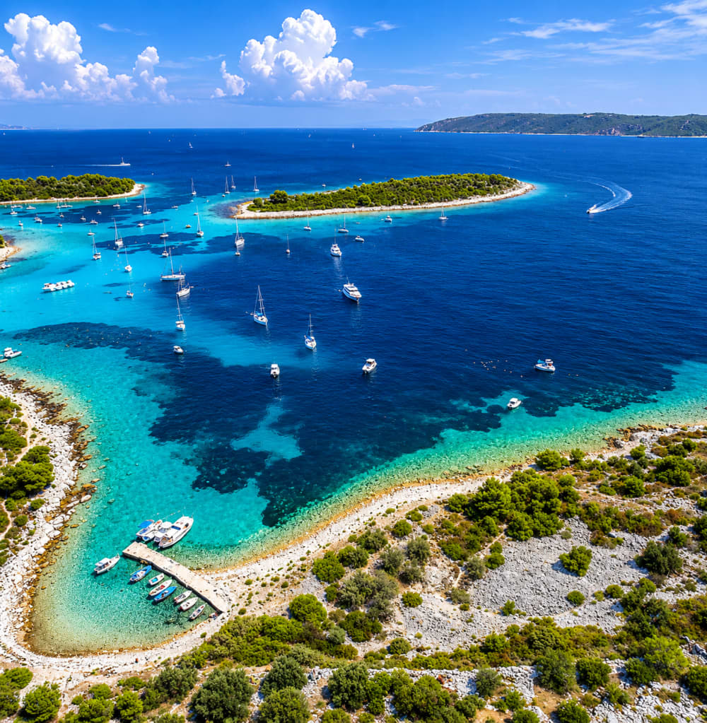 Découvrez le Lagon Bleu et une journée de croisière de luxe à Šolta