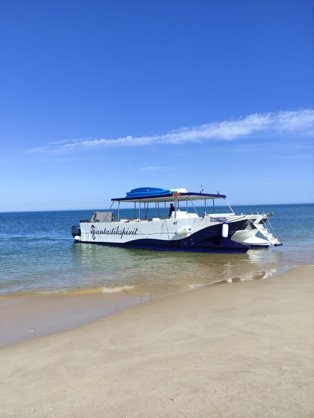 Catamaran Ria Formosa d'une capacité de 28 personnes. 2