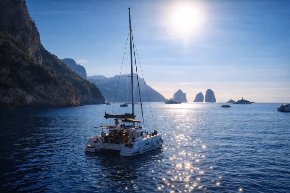 Excursion privée en bateau dans le golfe de Naples et à Capri
