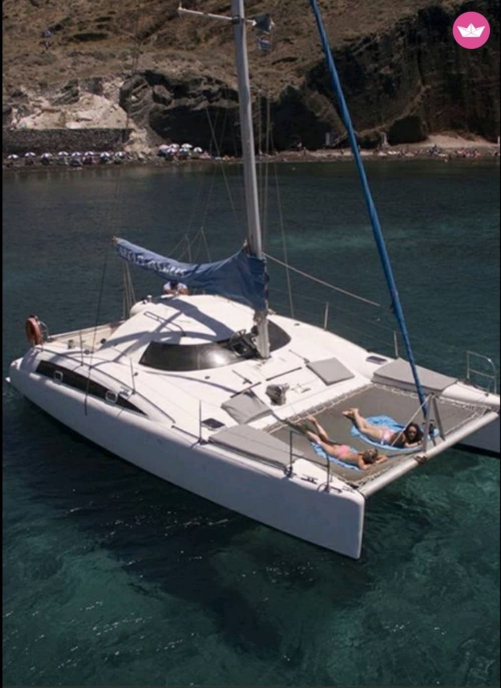 Fountaine Pajot: Réveillez-vous avec les vagues: Excursion matinale en bateau privé au départ de Vlychada 2