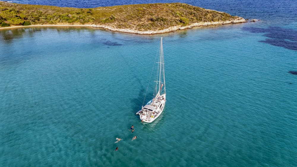 Croisière privée au coucher du soleil au départ de Nikiti, Sithonia 2