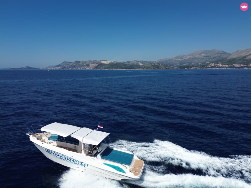 Brise Adriatique : excursion d'une demi-journée en bateau à moteur au départ de Dubrovnik 3