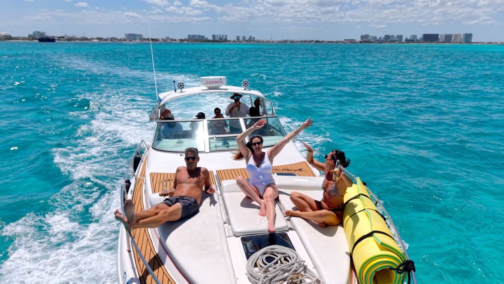 Escapade facile à Cancún : une excursion en bateau à moteur de 4 h
