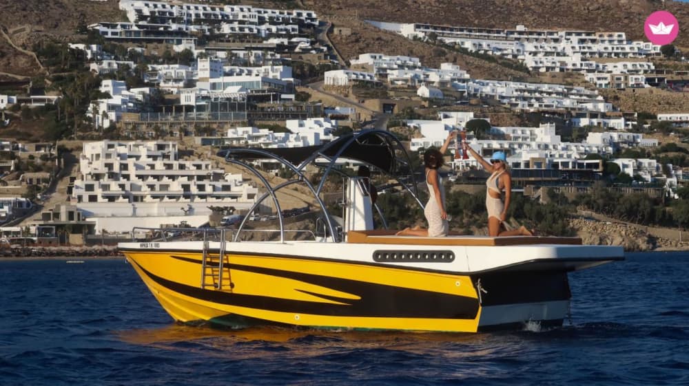 Sunset sur Mykonos: deux heures de magie en mer