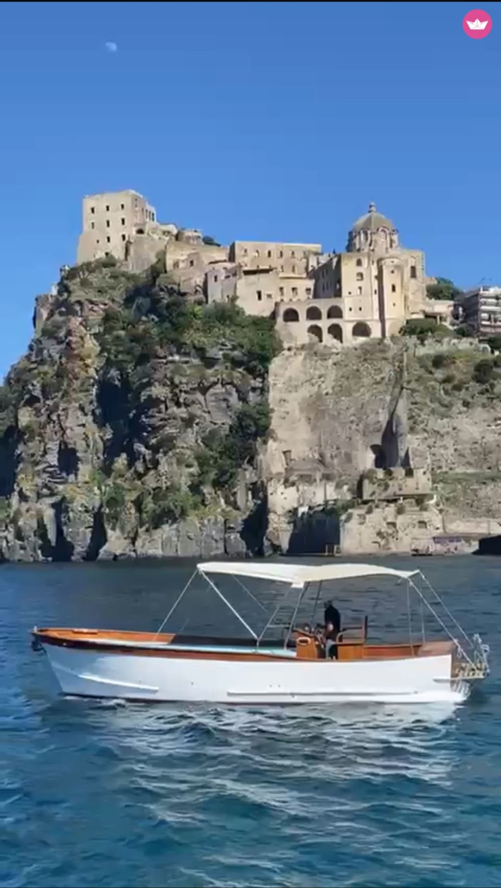 Croisière au coucher du soleil – Coucher de soleil sur une Lancia à Ischia 2