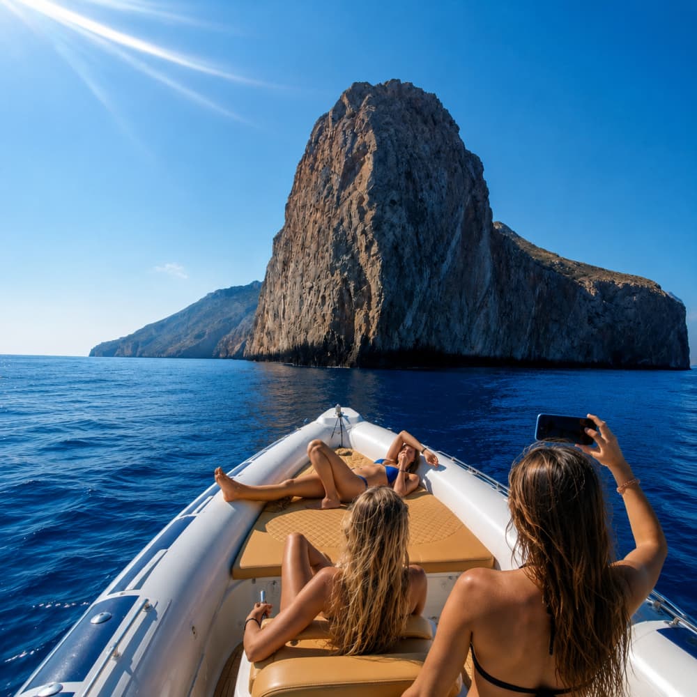 Menies, Thodorou, Lazareta : Excursion en bateau de luxe de Kolymvari vers des îles et des baies isolées | 8 h