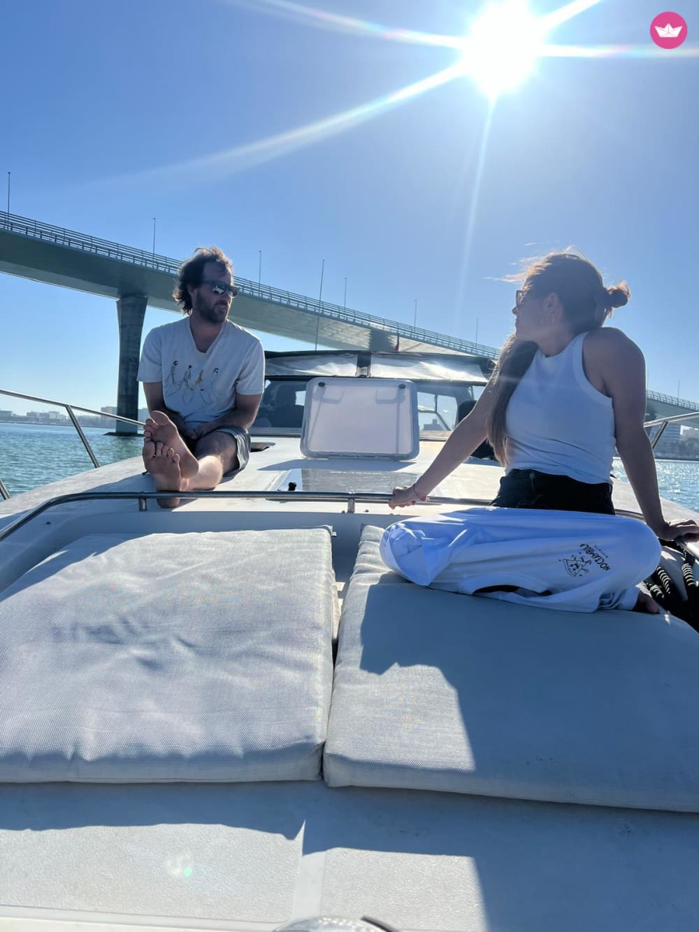 Excursion en bateau au coucher du soleil : visite de 2 heures de la baie de Cadix 3