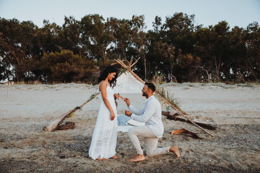 Une journée de rêve: demande en mariage ou séance photo
