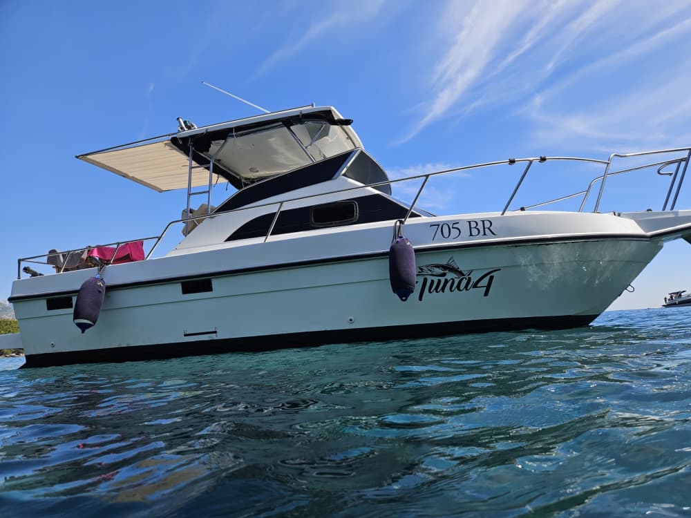 Profitez d'une demi-journée en bateau à moteur à Bar 3