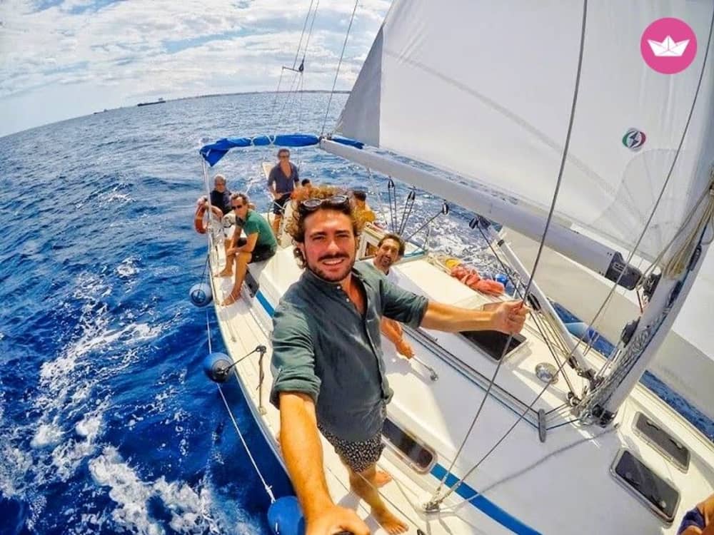 Expérience de voile avec les dauphins de 7 heures 2