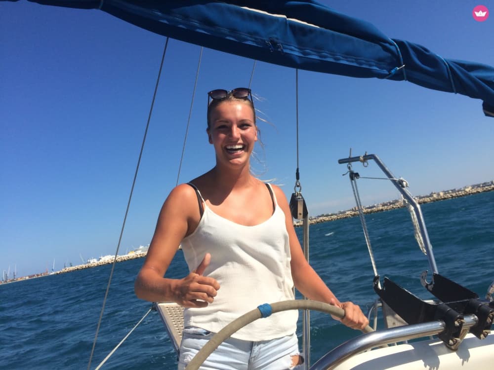 Expérience de voile avec les dauphins de 7 heures 6