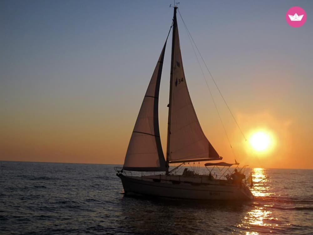 Croisière au coucher du soleil avec dauphins