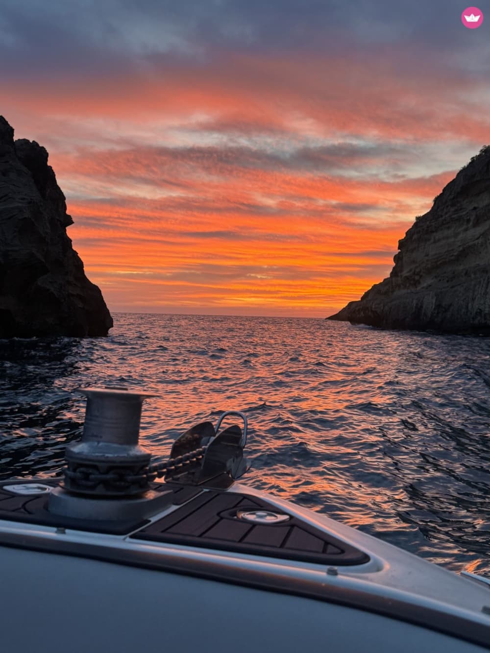 Coucher de soleil · Quatre criques au coucher du soleil 6